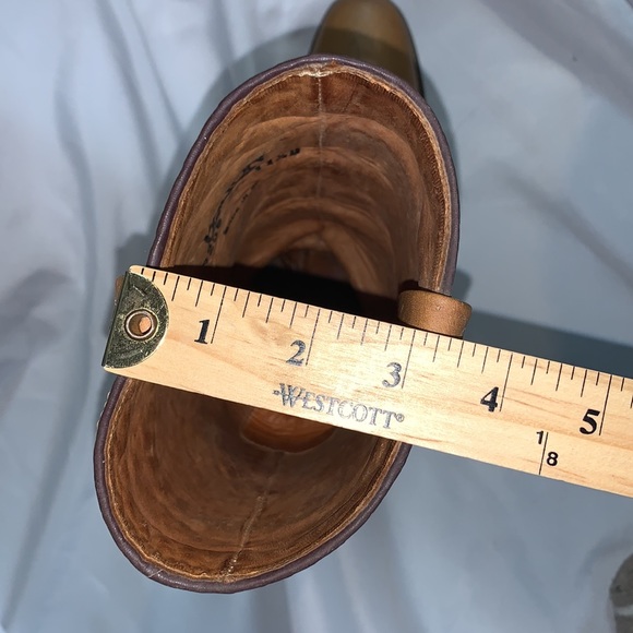 Baron Collection Dingo Western Cowboy Boots made in Spain Mens size 11.5 tan - Picture 15 of 16